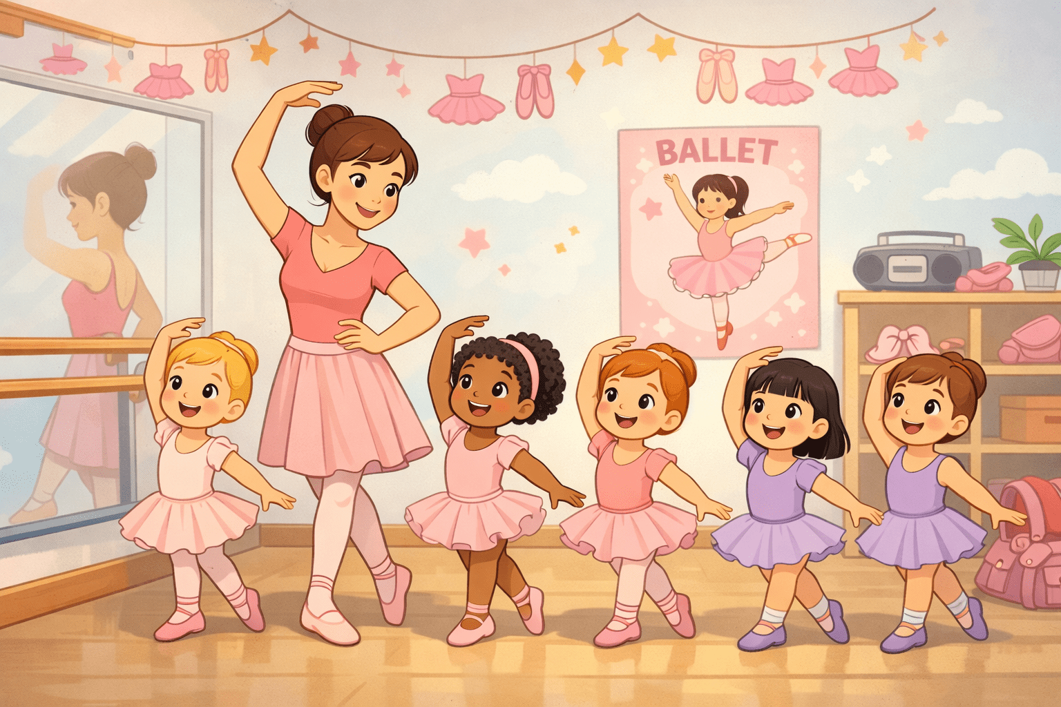 ballet para crianças na barra da tijuca